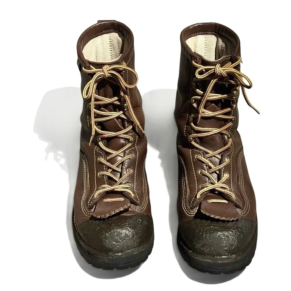 Danner Super Rain Forest 11560 Brown Leather Boots Men 11EE Made In USA‎ GoreTex